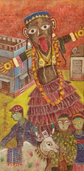 Marbat, painting by Manisha Patil