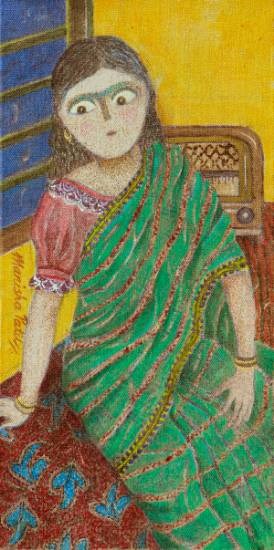 Neena, painting by Manisha Patil