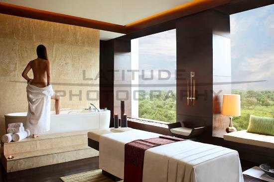 Leela Spa, photograph by Ali Rangoonwalla