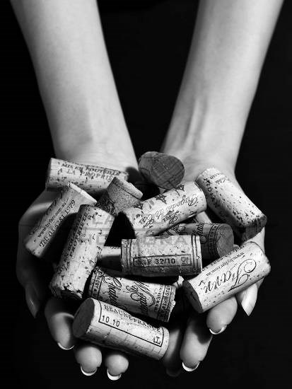Wine corks, photograph by Ali Rangoonwalla