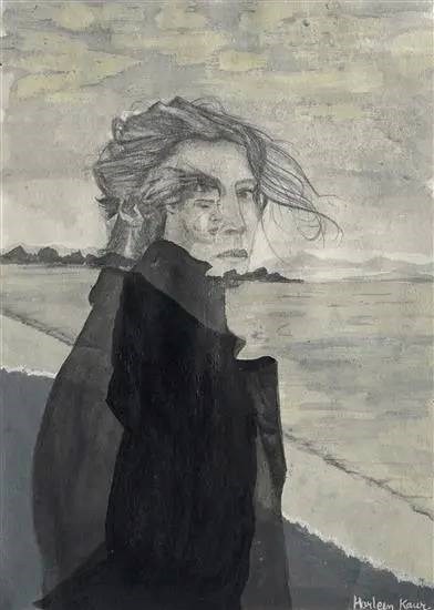 Motion, painting by Harleen Kaur