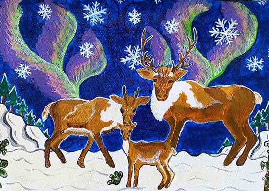 Painting by Priyambika Manjunath - Togetherness