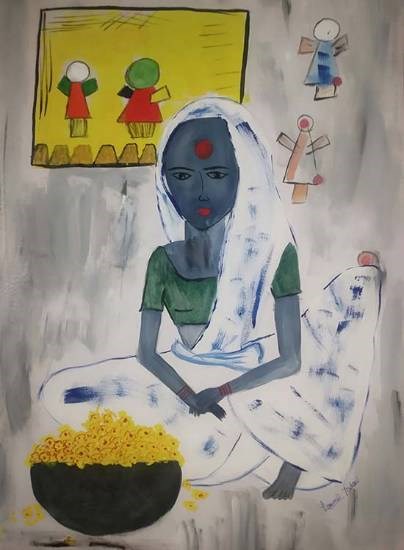 Folk & Tribal Art, painting by Laxmi Yadav