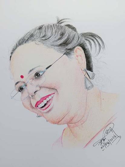 Painting  by Supam Roy - Lopamudra Mitr