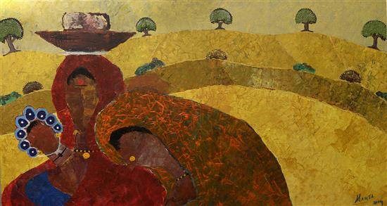 Depressed, painting by Mamta Chitnis Sen