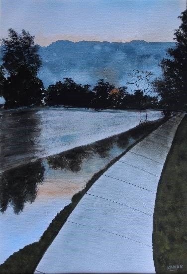 Walker's Paradise, painting by Dr Kanak Sharma