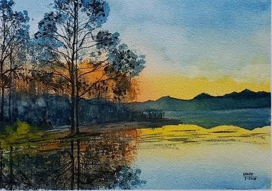 Untitled, painting by Dr Kanak Sharma