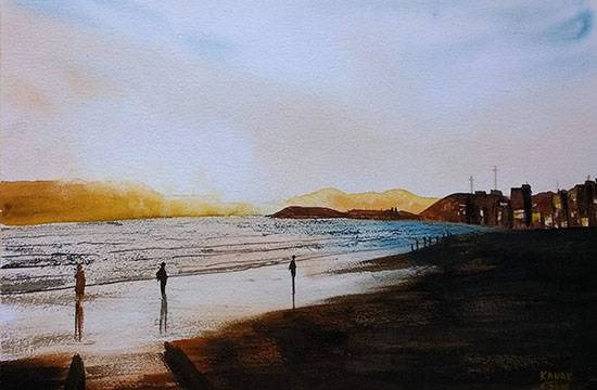 Play time, painting by Dr Kanak Sharma