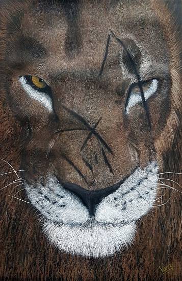 Painting  by Varjavan Dastoor - Scar - 8