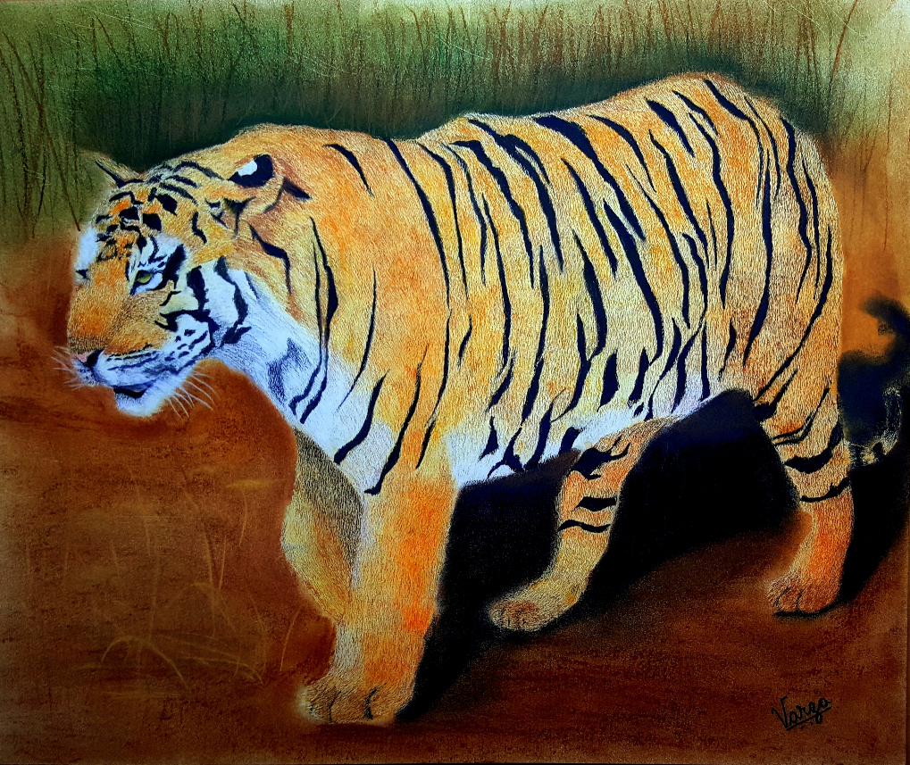 Painting  by Varjavan Dastoor - Steps