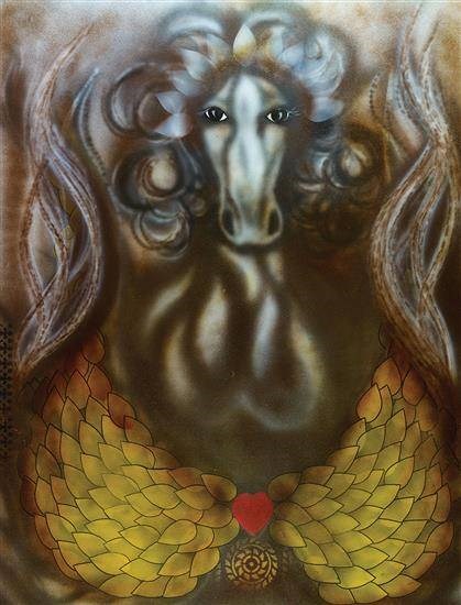 Dreamer, painting by Raqesh Vashisth