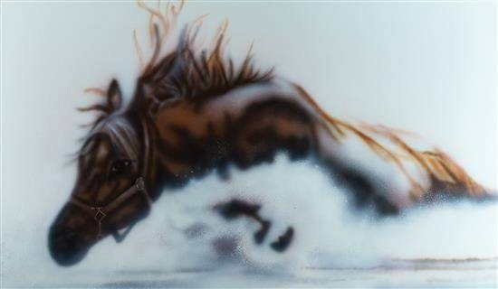 Water Shy, painting by Raqesh Vashisth