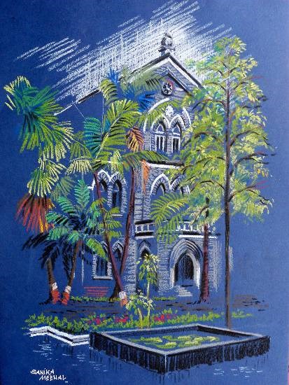 Pastel Sketch, painting by Sanika Dhanorkar