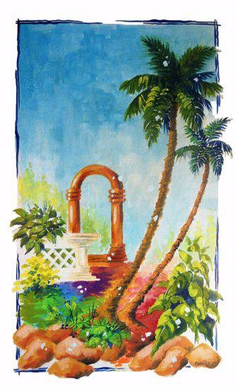 Composition 1, painting by Sanika Dhanorkar