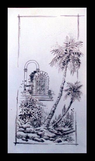 Composition 1, painting by Sanika Dhanorkar