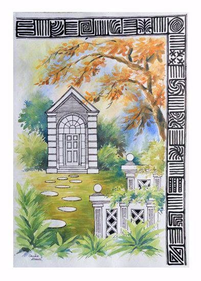 Composition 3 & 4, painting by Sanika Dhanorkar