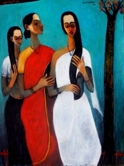 Shirngar, painting by G A Dandekar