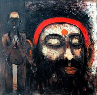 Sanyasi, painting by G A Dandekar