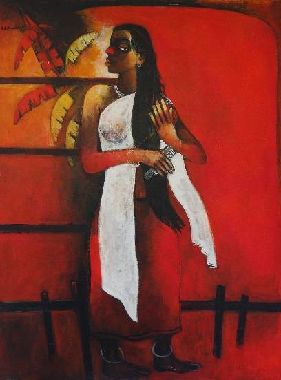 Untitled - 2, painting by G A Dandekar