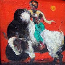 Bull - In stock painting