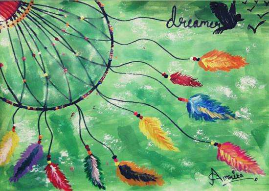 Dream Catcher
, painting by Amrita Kaur Khalsa