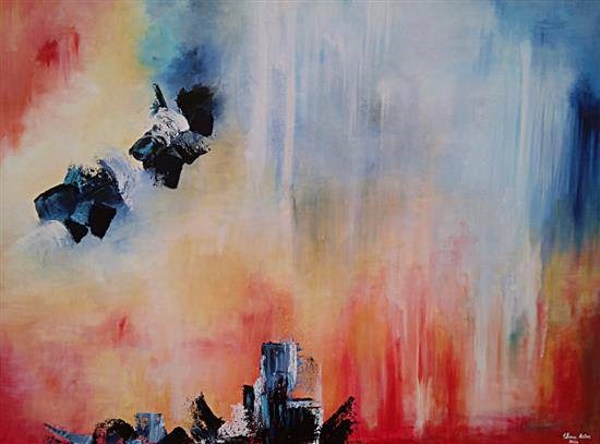 Atmospheric Energy, painting by Shona Aston