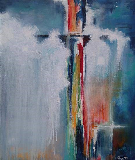 Skyfall, painting by Shona Aston