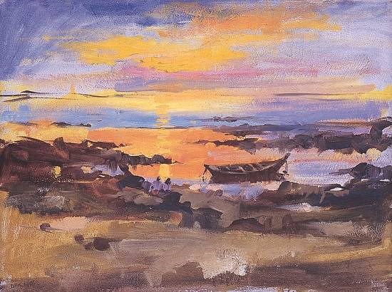 The Painted Sky, painting by John Fernandes