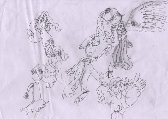 Friends, painting by Sreebhadra Suraj