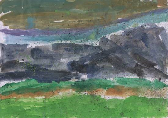 Landscape, painting by Sreebhadra Suraj