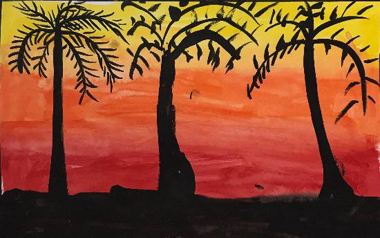 Painting  by Utkkarsh Darshan Mehta - Trees