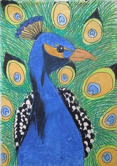 Heritage of India, painting by Tanvi Sandeep Raut