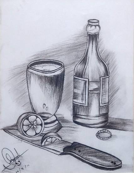 Painting by Hamdi Imran - Still Life