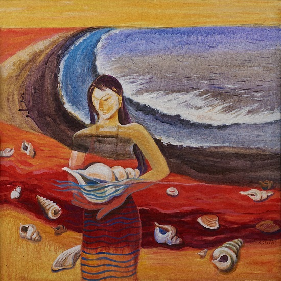 painting by Asmita Jagtap - Fond Treasure