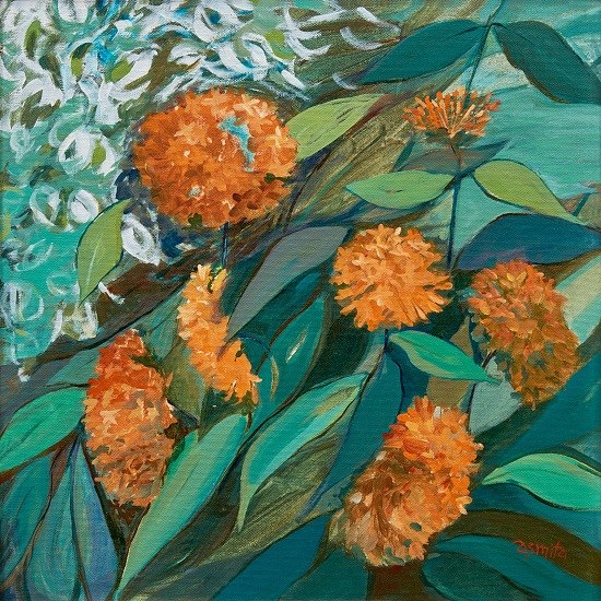 Blooms - 3, painting by Asmita Jagtap