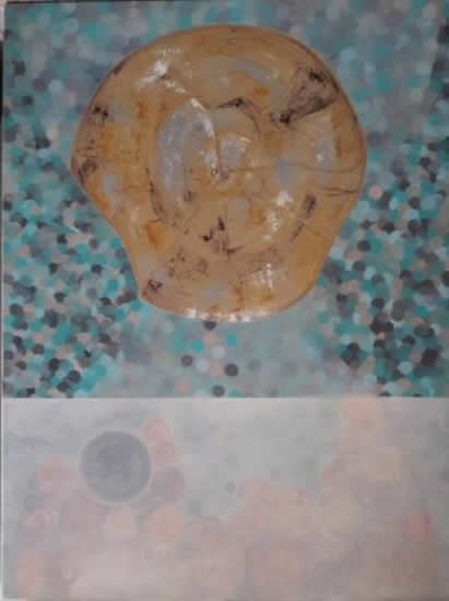 Game of Time - 2, painting by Ambika Wahi