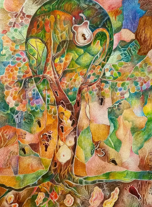 painting by Bipul Singh - Salvation