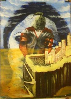 Untitled III, painting by Vickhram Sanap