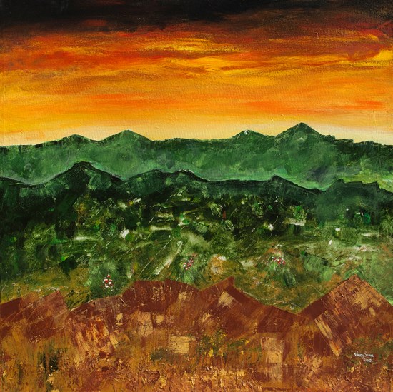 Dawn, painting by Vinay Sane
