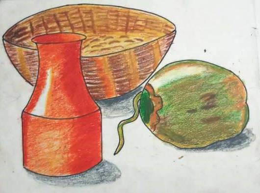 Still Life - 2, painting by Aaryan Umesh Kulkarni