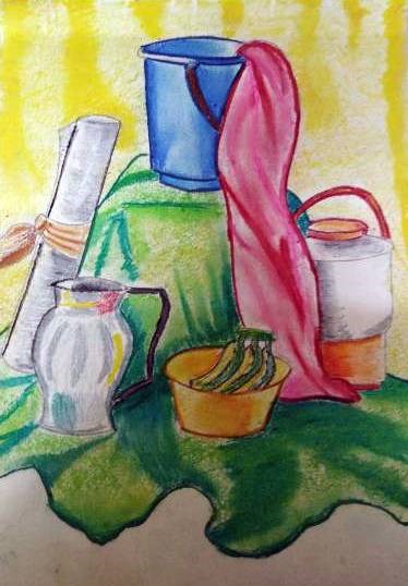 Still Life - 1, painting by Aaryan Umesh Kulkarni
