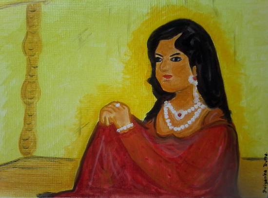 Rani Ma - 3, painting by Priyanka Dutta
