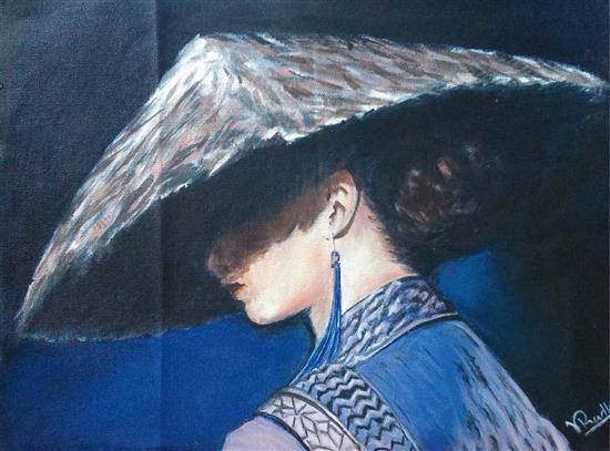 Untitled, painting by Vranda Phadke