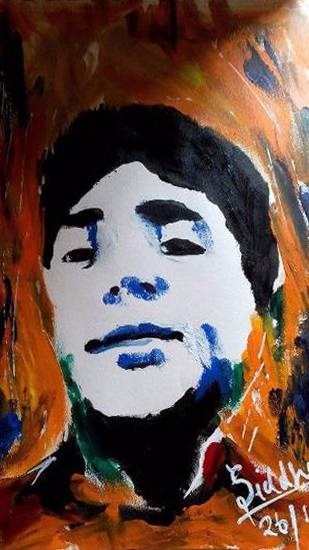 Man, painting by Siddhanth Mukul Saha