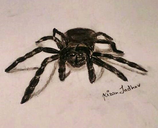 Untitled - 8, painting by Kiran Ravindra Jadhav