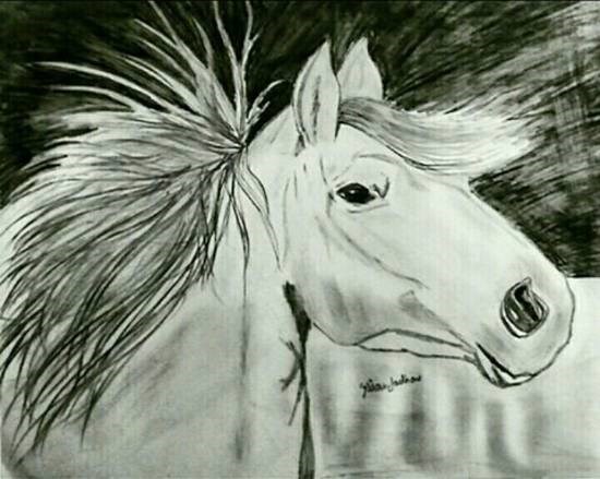 Untitled - 6, painting by Kiran Ravindra Jadhav