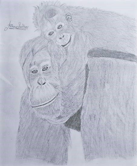 Untitled - 1, painting by Kiran Ravindra Jadhav