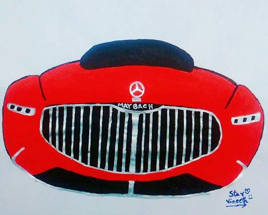 Untitled - 3, painting by Vineet kovuru