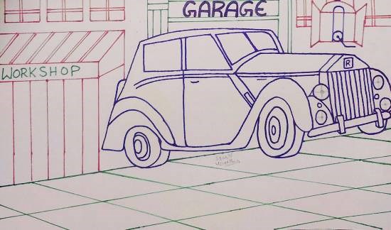 Untitled - 2, painting by Vineet kovuru