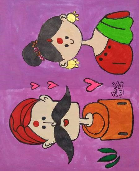 Untitled - 36, painting by Vineet kovuru